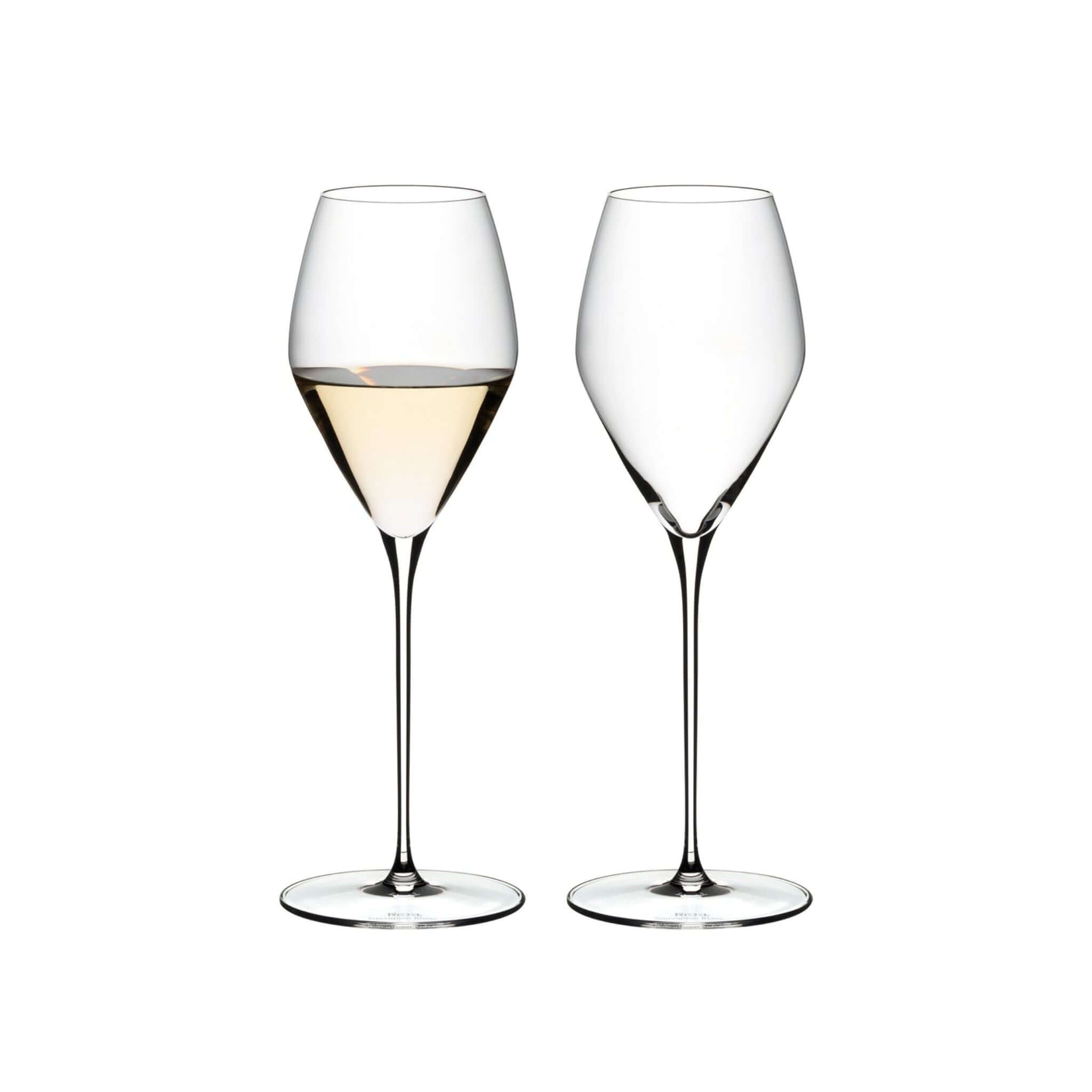 Riedel Veloce Sauvignon Blanc crystal glass, side view