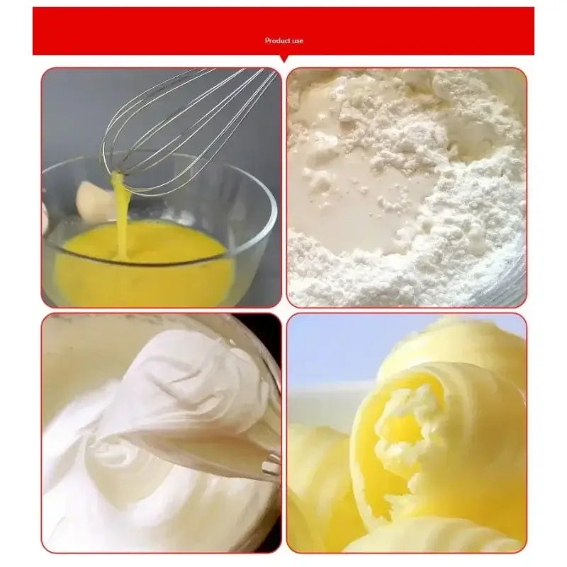 Stainless Steel Whisk Egg Beater 4