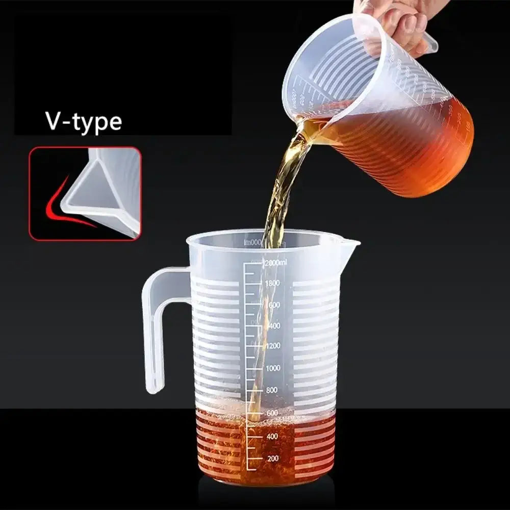 Thickened Plastic Measuring Cup with Scale 2
