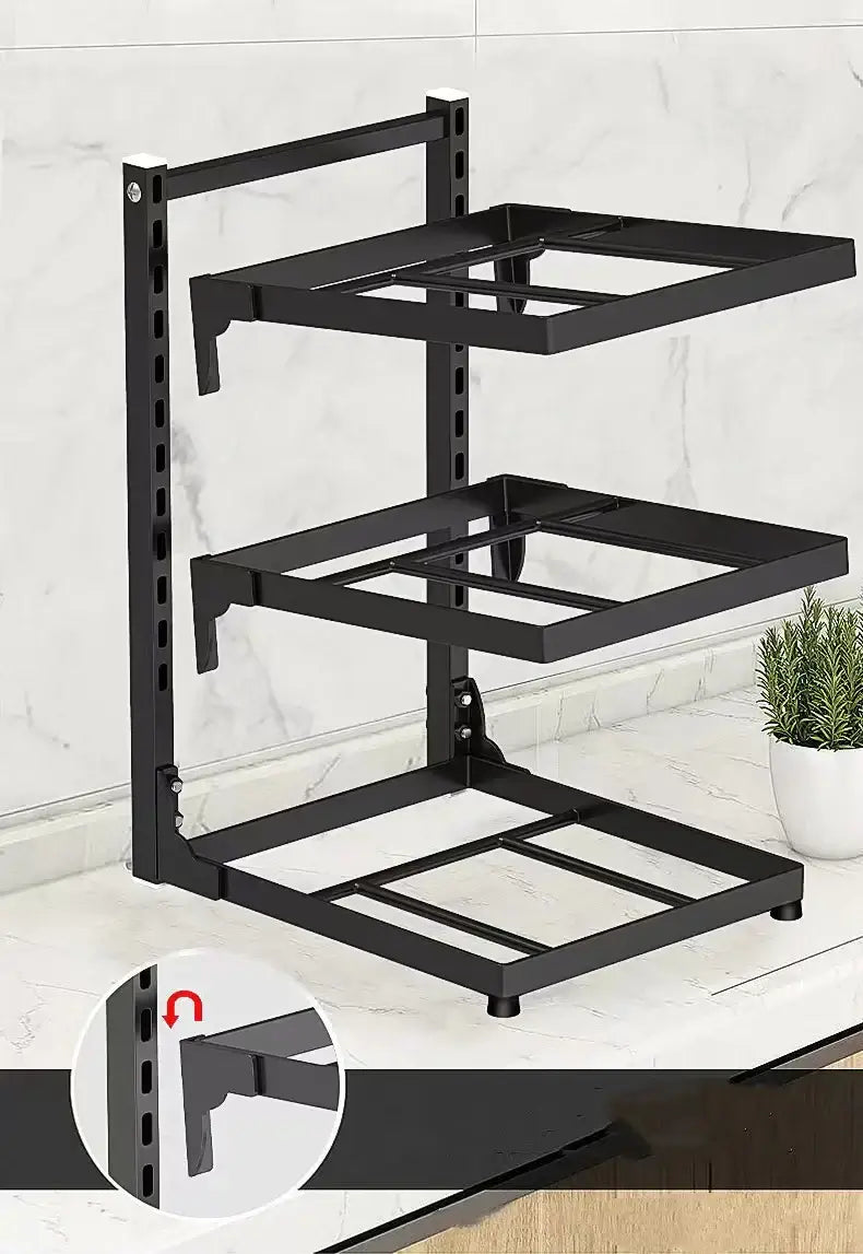  Multi-Layer Cooker Storage Rack For Home