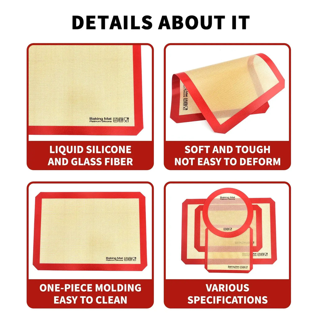 Silicone Baking Mat for Kneading and Rolling