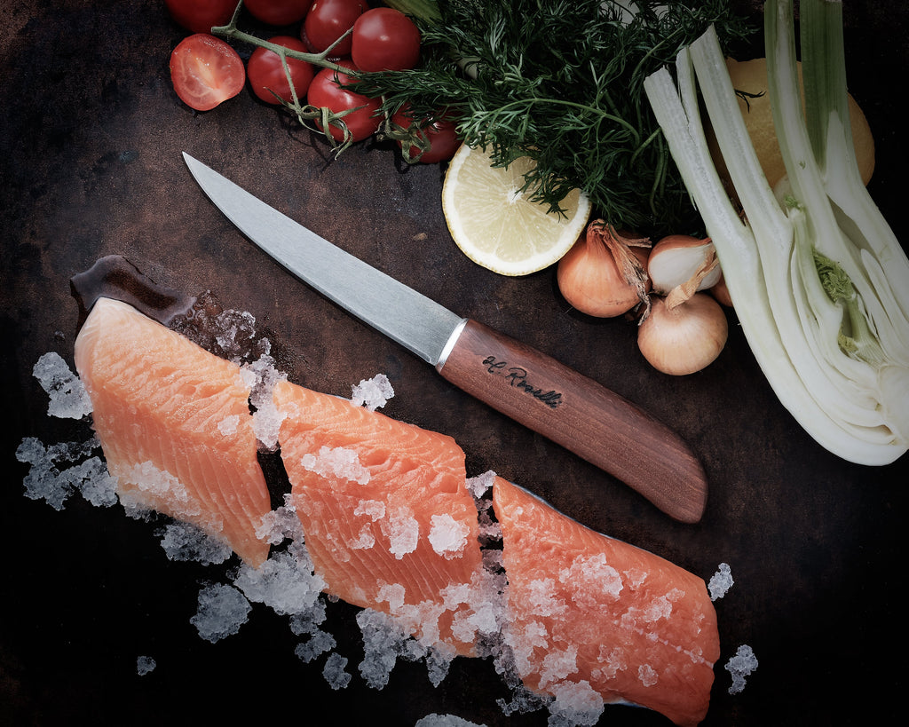 Roselli RW256 Small Fillet Knife, 120mm Ultra High Carbon Steel - Wine Drop Cookery LLC