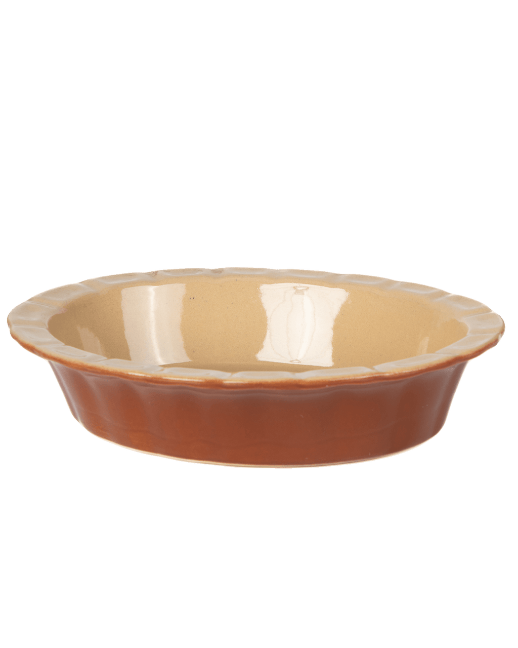 Vintage French Oval Pie Dish, 10 Inch
