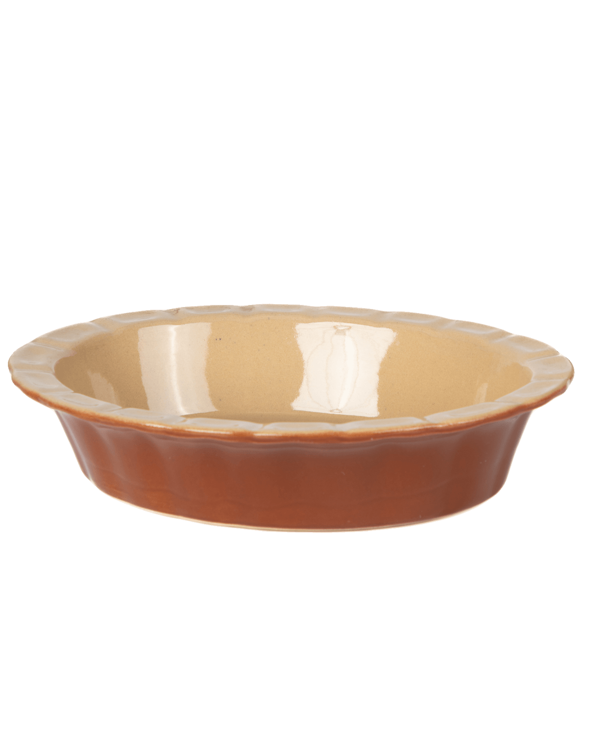 Vintage French Oval Pie Dish, 10 Inch