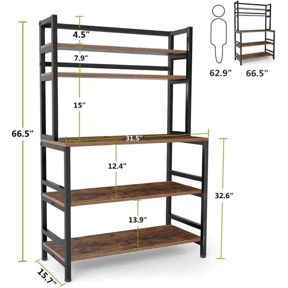 Industrial Modern Kitchen Bakers Rack 