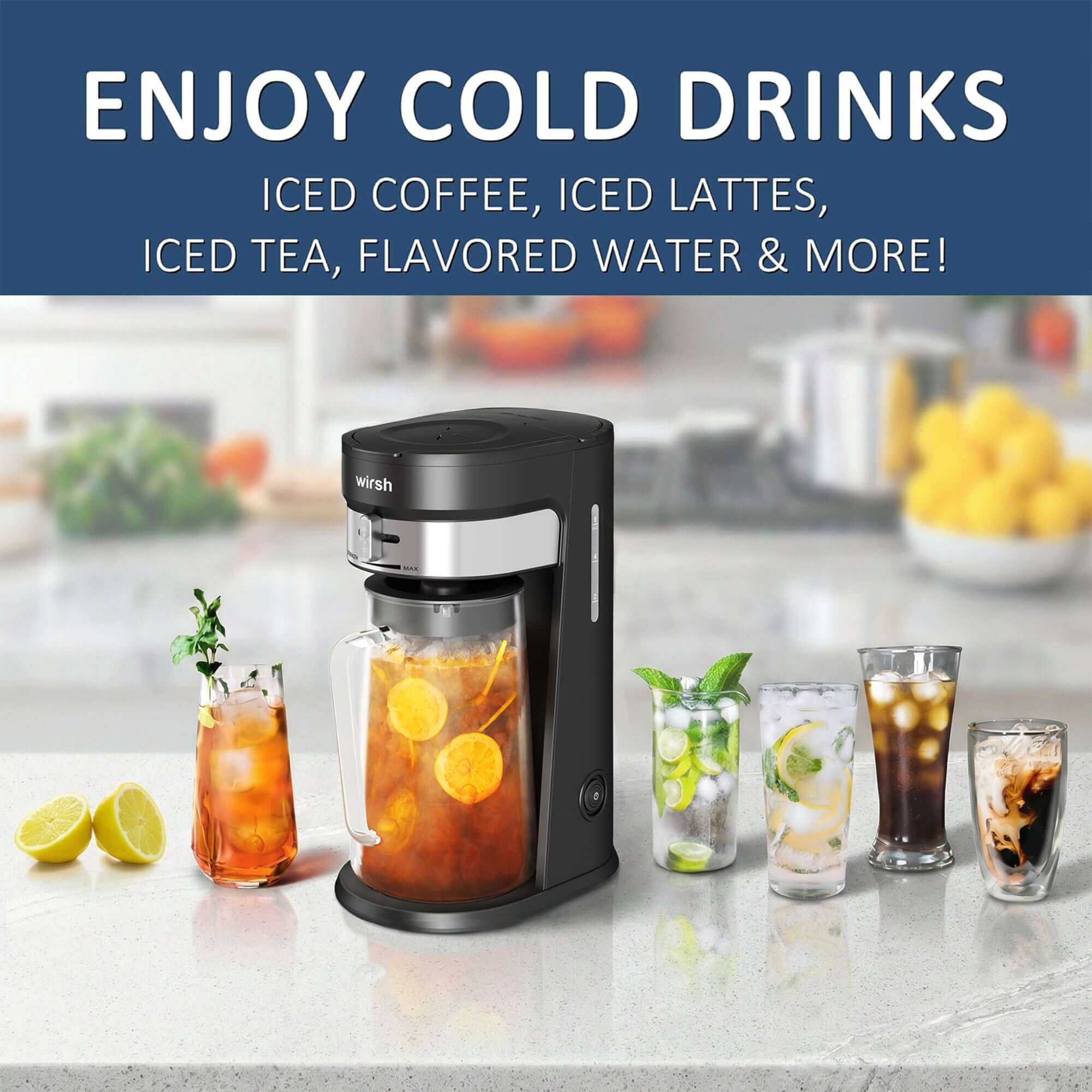 Iced Tea Maker with 85 Ounce Pitcher