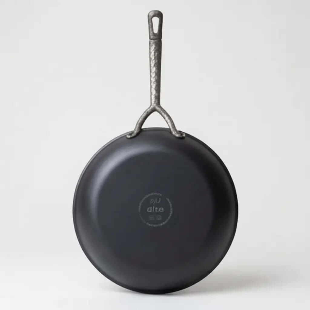 Artist Hammered Carbon Steel Frying Pan - Wine Drop Cookery LLC