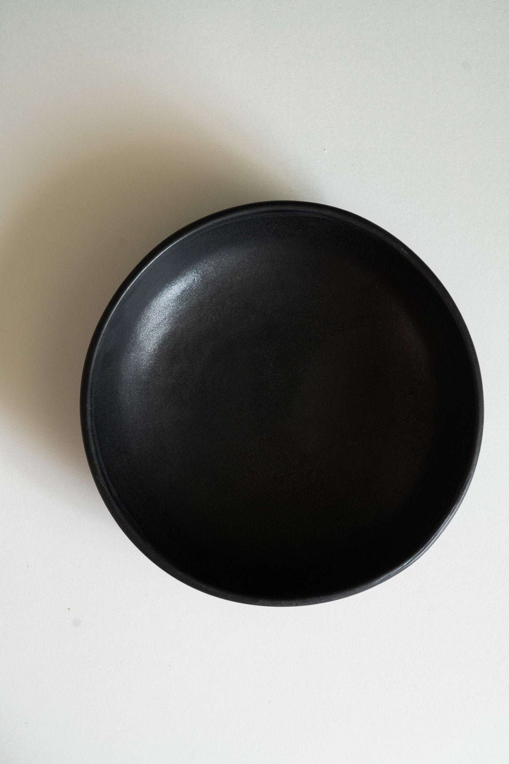 Black Matte Stoneware Pasta Bowl - Wine Drop Cookery LLC