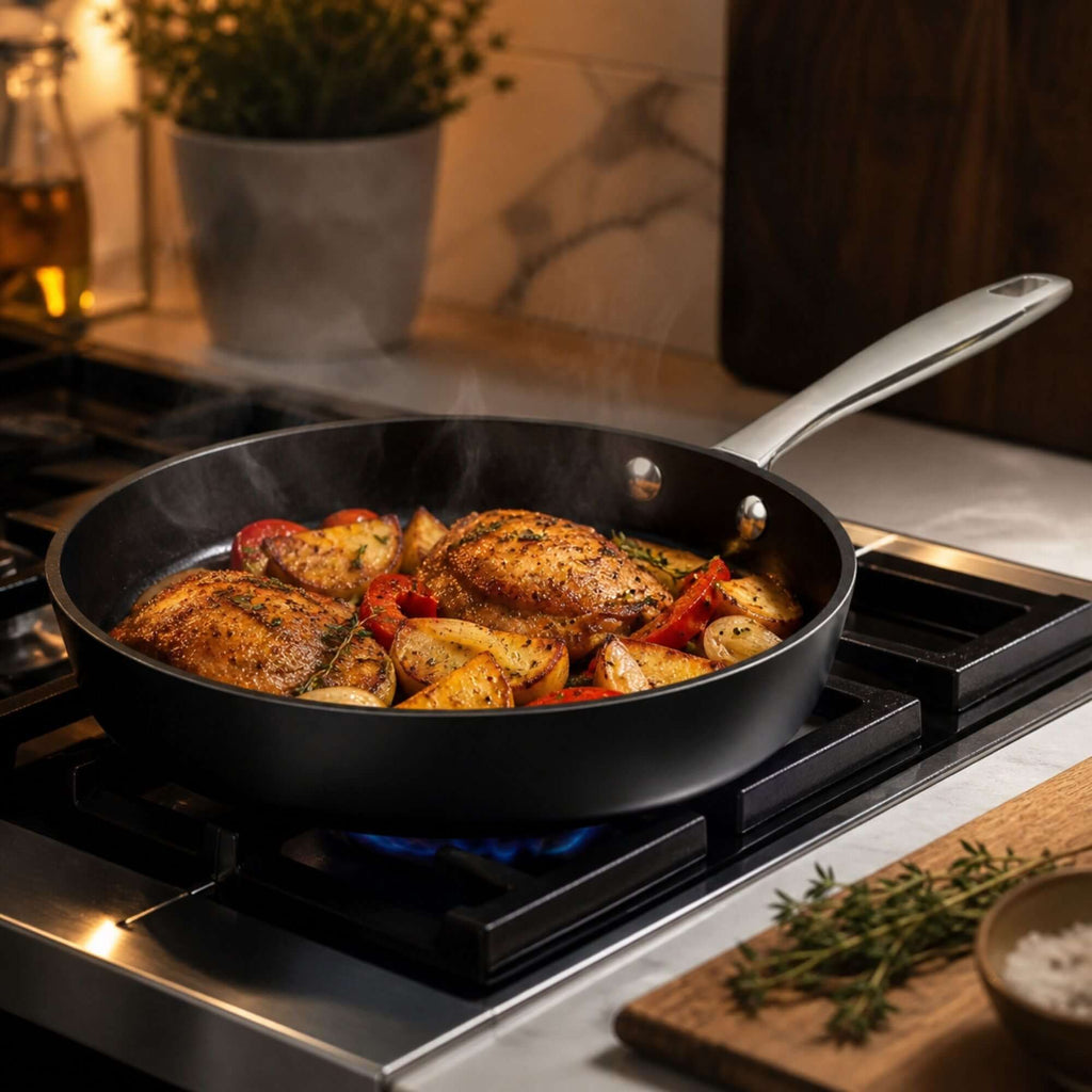 Ceramic Nonstick Maestro 6-Piece Set - Wine Drop Cookery LLC