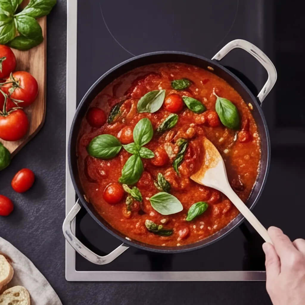 Ceramic Nonstick Sauté Pan with Lid, 3.5-Qt - Wine Drop Cookery LLC