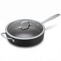 Ceramic Nonstick Sauté Pan with Lid, 4-Qt - Wine Drop Cookery LLC