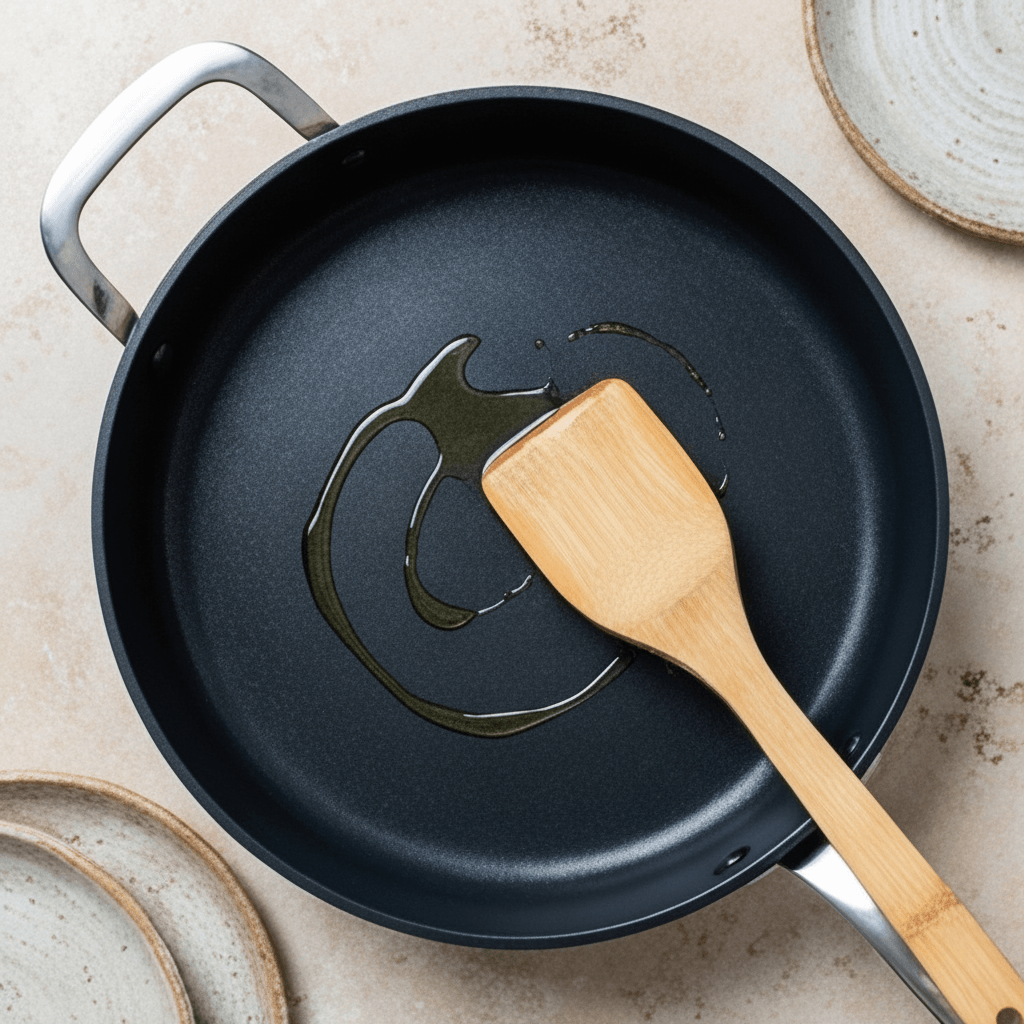Ceramic Nonstick Sauté Pan with Lid, 4-Qt - Wine Drop Cookery LLC