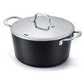 Ceramic Nonstick Stock Pot with Lid, 4.5-Qt - Wine Drop Cookery LLC
