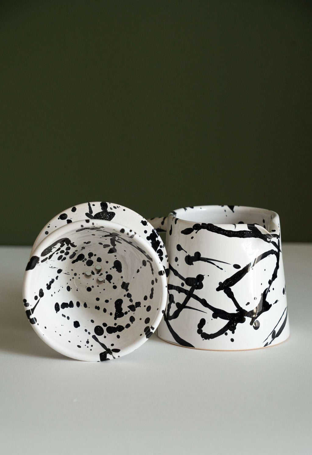Ceramic Pour Over Coffee Set - Wine Drop Cookery LLC