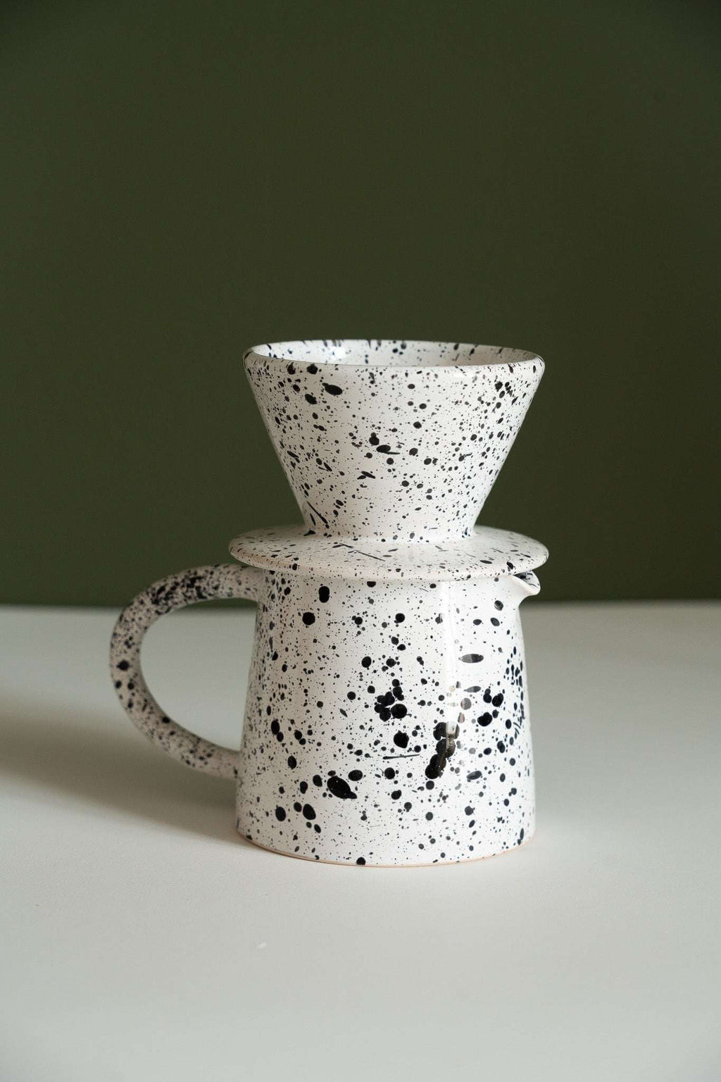 Ceramic Pour Over Coffee Set - Wine Drop Cookery LLC
