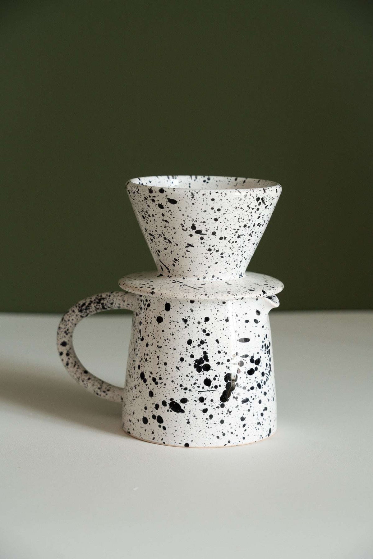 Ceramic Pour Over Coffee Set - Wine Drop Cookery LLC