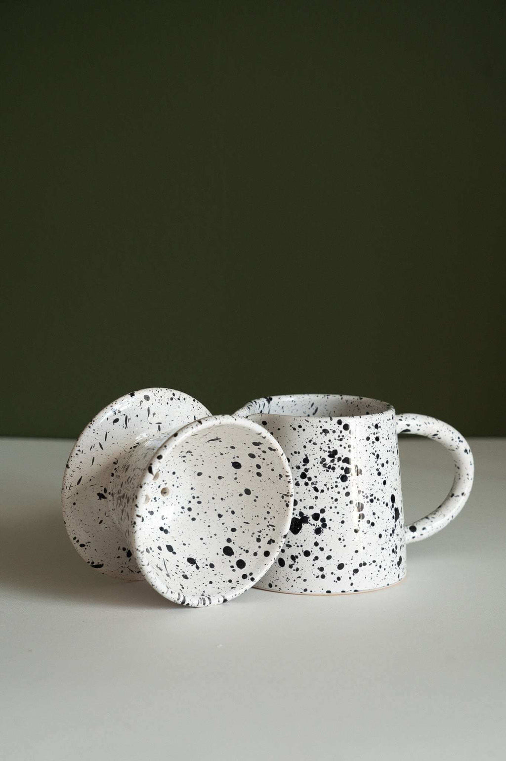 Ceramic Pour Over Coffee Set - Wine Drop Cookery LLC