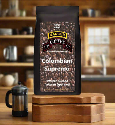 Colombian Supremo Medium Roast Coffee - Wine Drop Cookery LLC