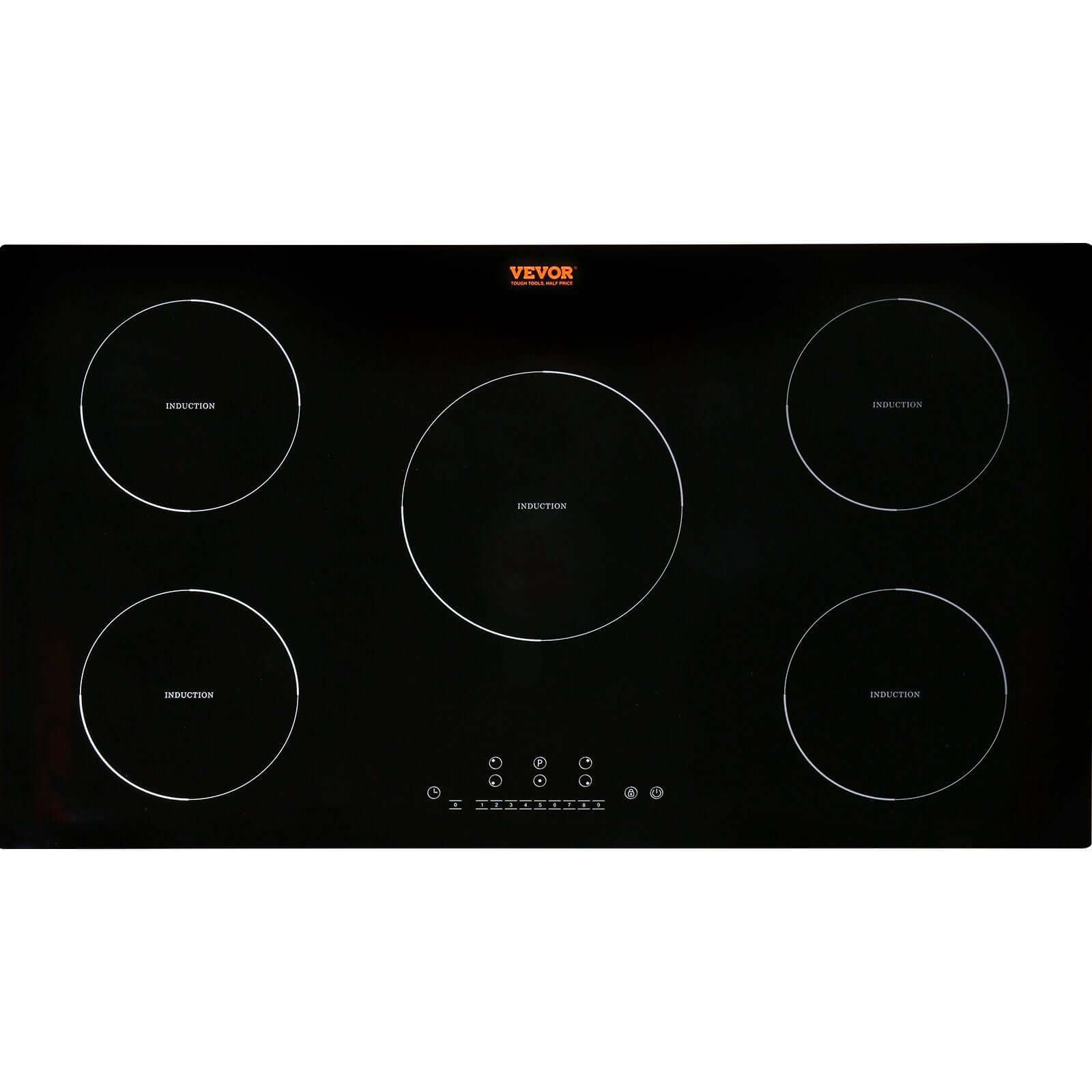 Electric Cooktop 5 Burners Induction Stove Top