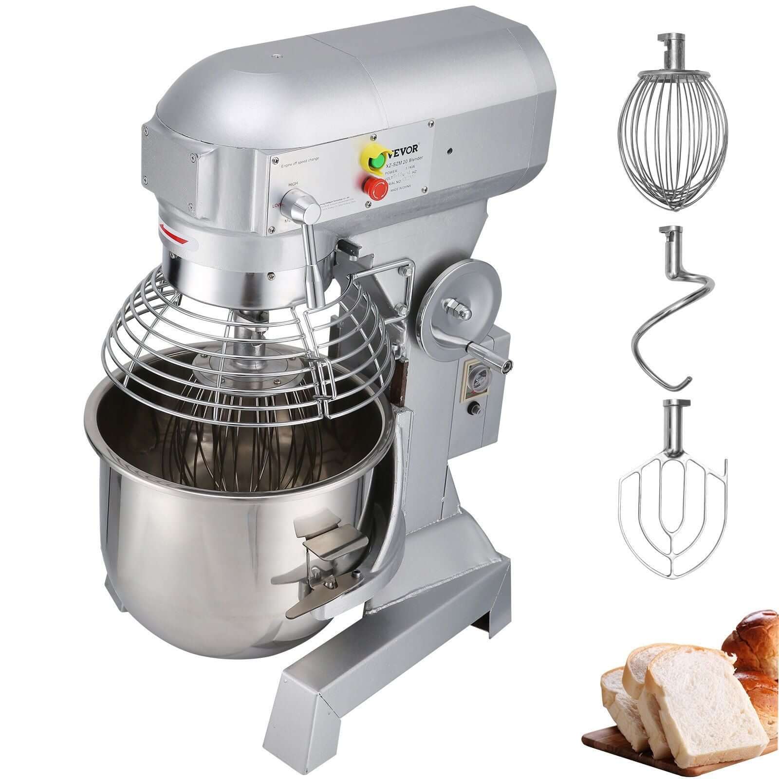 Commercial Food Mixer 20Qt 750W 