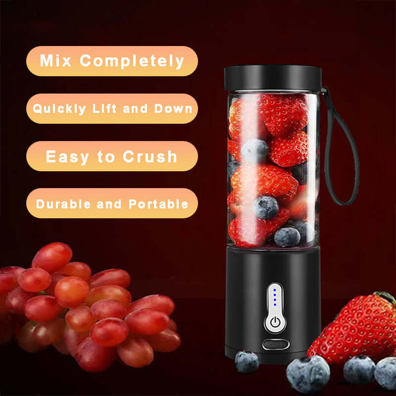 Portable Hand-Operated Juice Blender No Electricity Needed