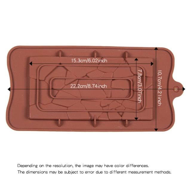 Silicone Letter and Number Chocolate Mold Set 3