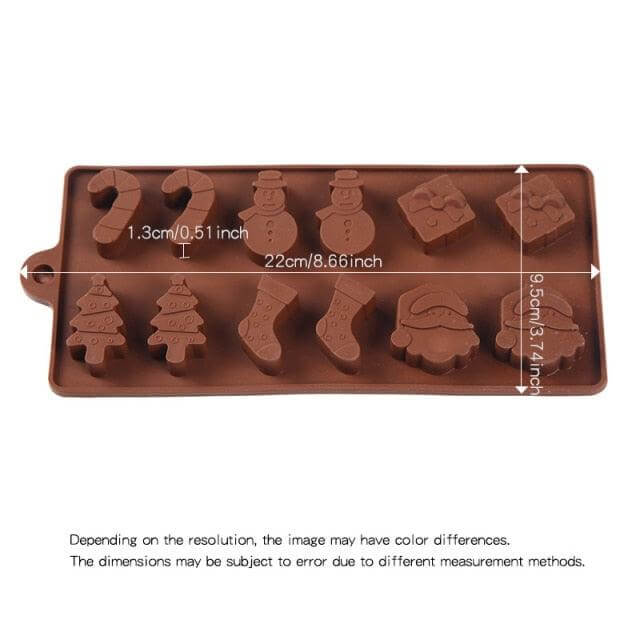 Silicone Letter and Number Chocolate Mold Set 10