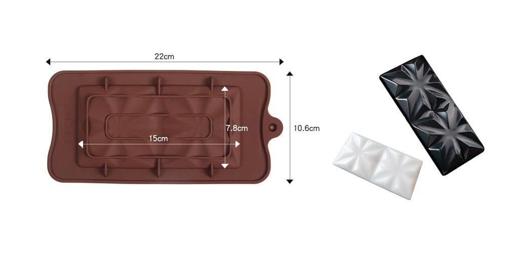 Silicone Letter and Number Chocolate Mold Set