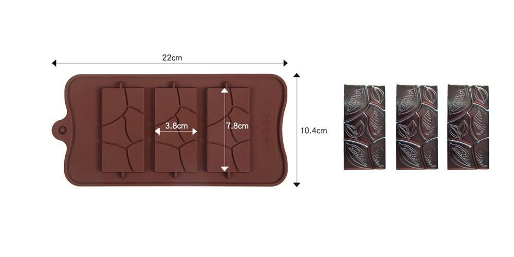 Silicone Letter and Number Chocolate Mold Set