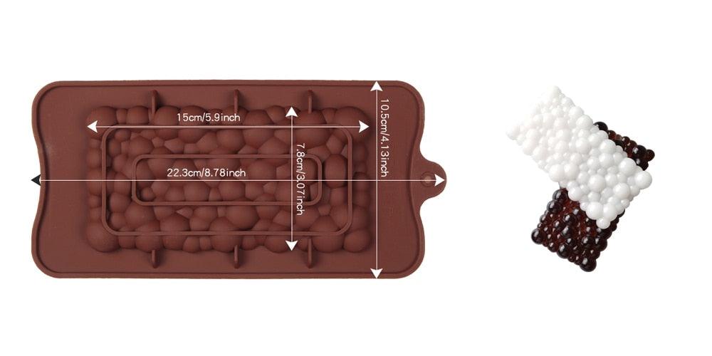Silicone Letter and Number Chocolate Mold Set