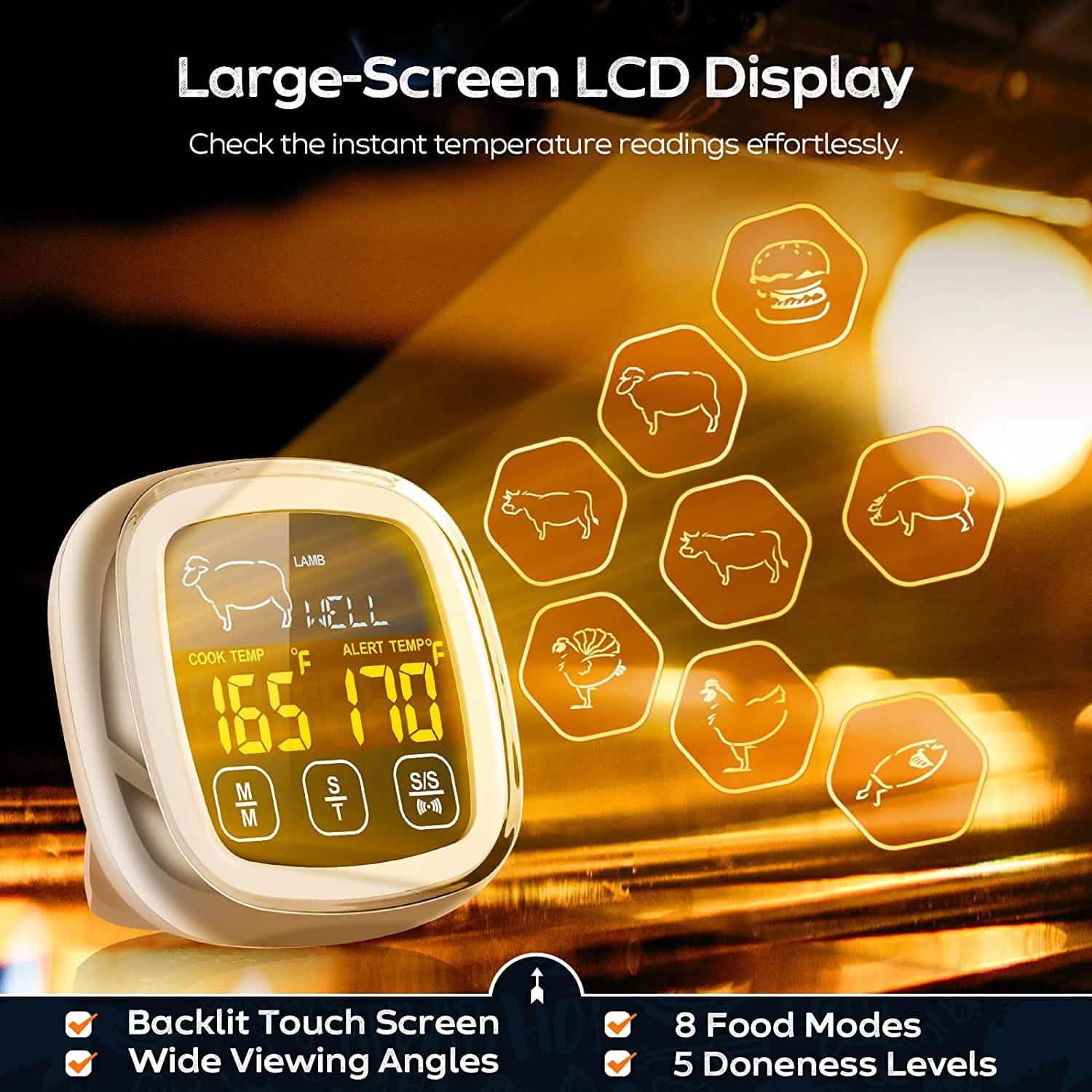 Digital Meat Thermometer for Cooking