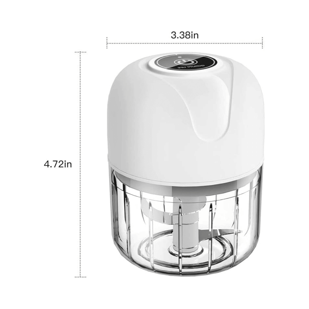 Mini Electric Garlic Chopper, USB Rechargeable
