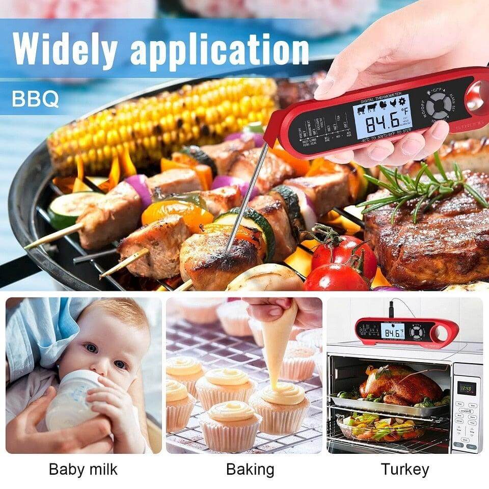 Dual-Probe Digital Meat Thermometer with Alarm - Wine Drop Cookery LLC