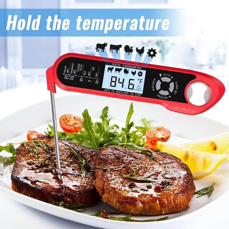 Dual-Probe Digital Meat Thermometer with Alarm - Wine Drop Cookery LLC