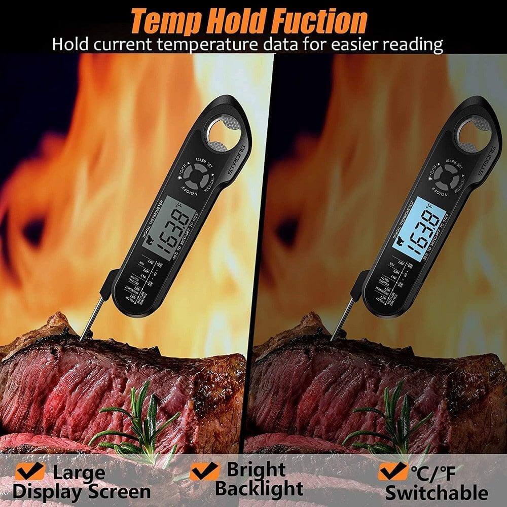Dual-Probe Digital Meat Thermometer with Alarm - Wine Drop Cookery LLC