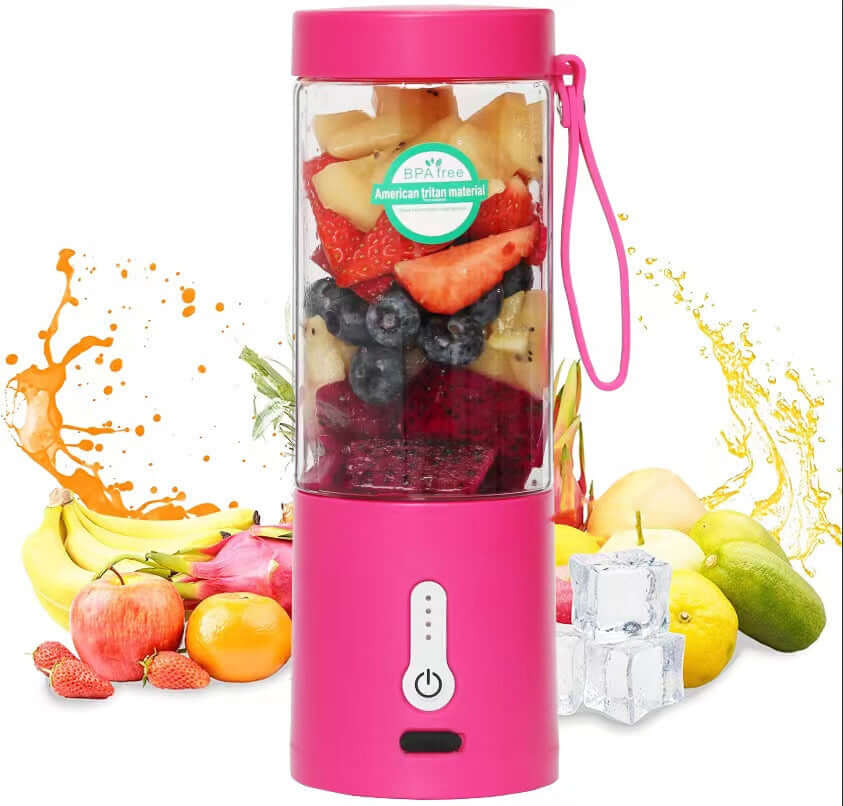 Portable Hand-Operated Juice Blender No Electricity Needed