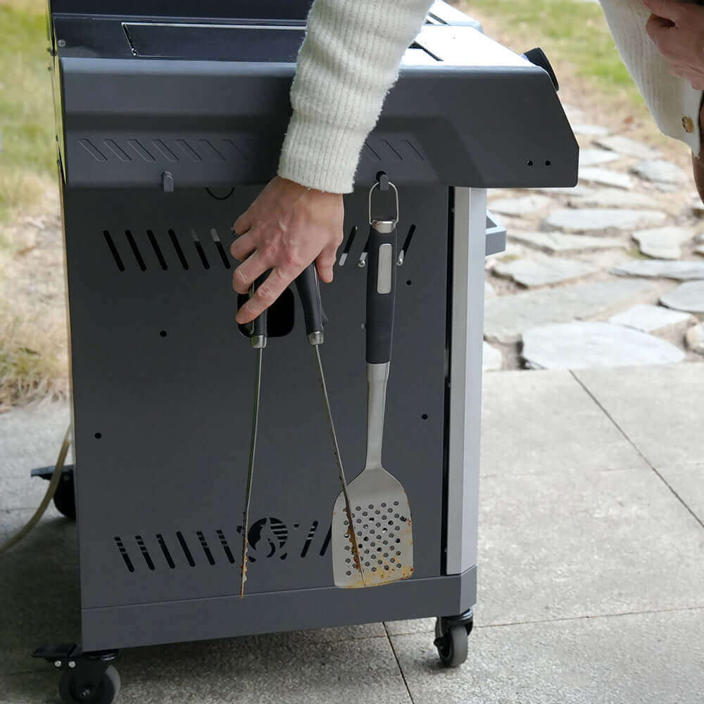 Smart Stainless Gas Grill - Bluetooth Hook Up