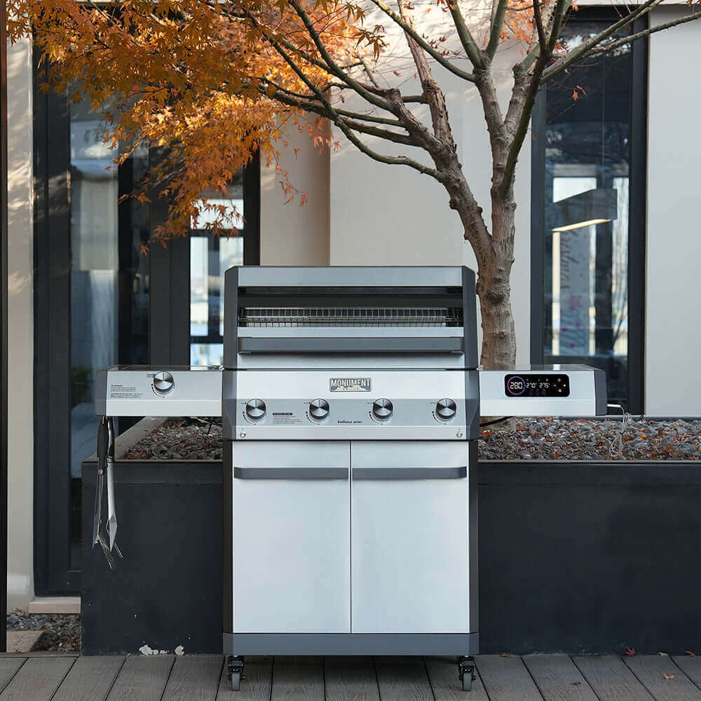 Smart Stainless Gas Grill - Bluetooth Hook Up