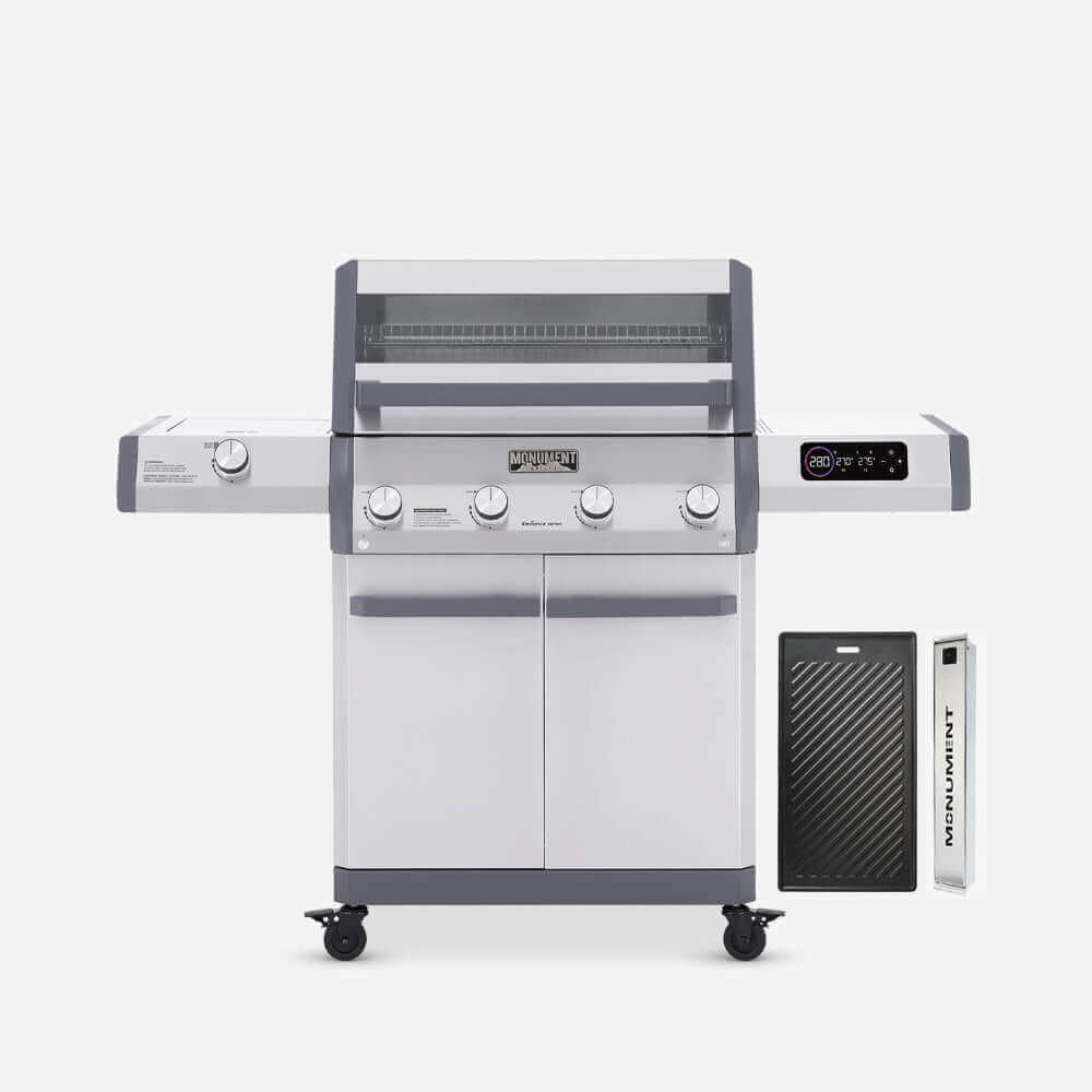 Smart Stainless Gas Grill - Bluetooth Hook Up