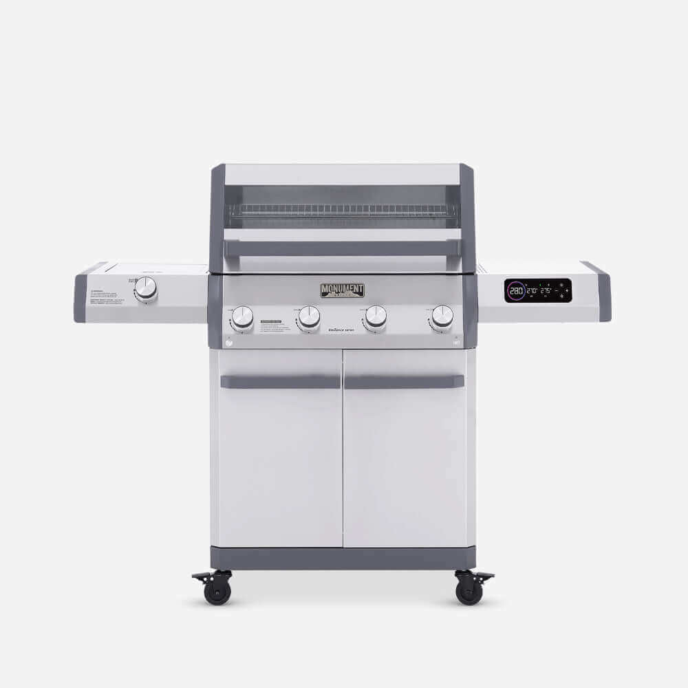 Smart Stainless Gas Grill - Bluetooth Hook Up