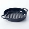 Enameled Cast Iron Grill Pan, 11" - Wine Drop Cookery LLC