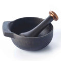 Enameled Cast Iron Mortar & Pestle Set, 2-Cup - Wine Drop Cookery LLC