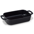 Enameled Cast Iron Roasting Pan, 12x8 in. - Wine Drop Cookery LLC