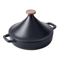 Enameled Cast Iron Tagine, 3-Qt - Wine Drop Cookery LLC