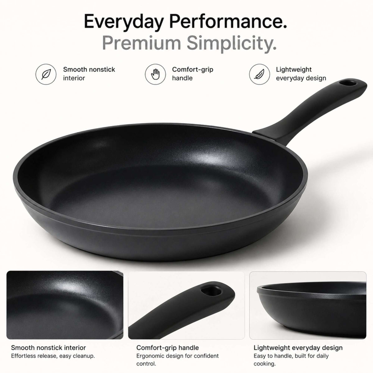 Energy Ceramic Nonstick Frying Pan - Wine Drop Cookery LLC