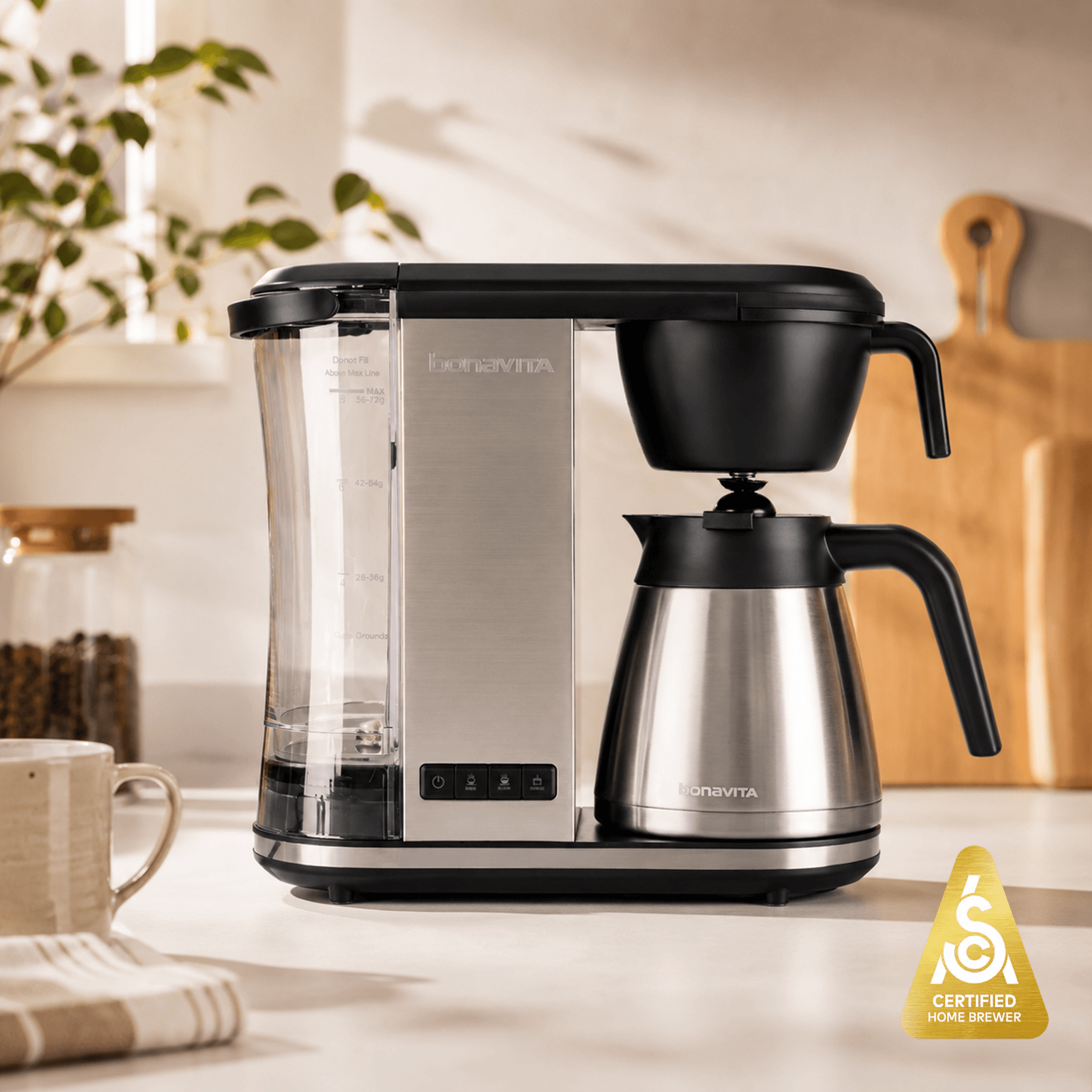Enthusiast 8-Cup Drip Coffee Brewer - Wine Drop Cookery LLC