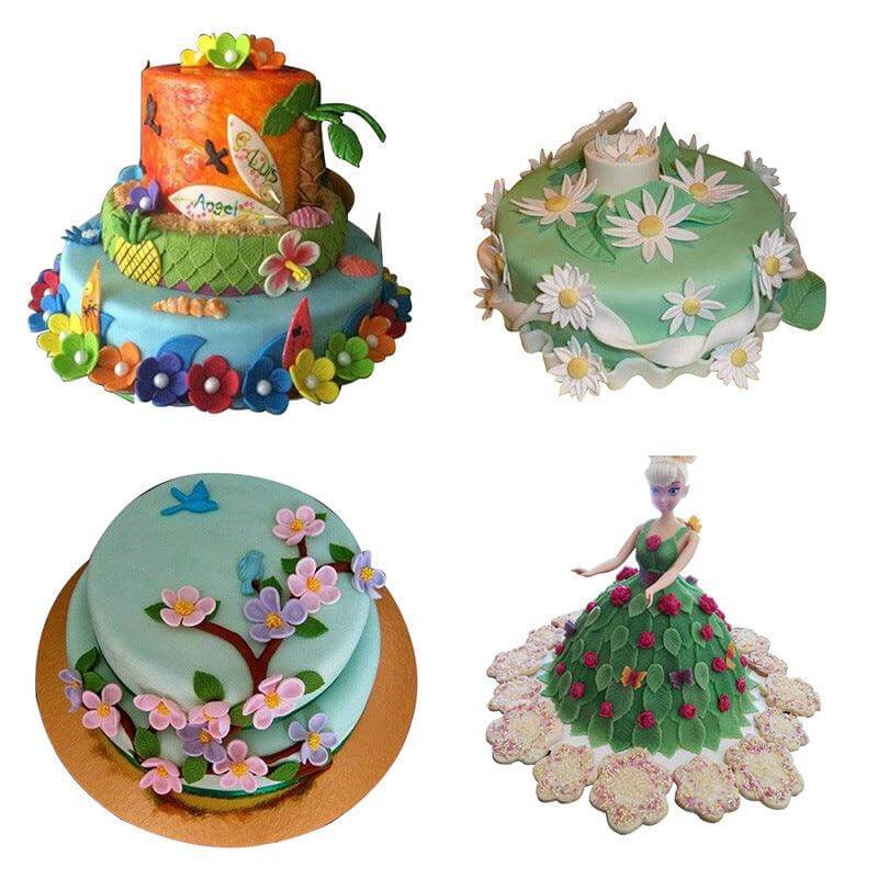 Fondant and Cookie Cutter Set 33 Pieces - Wine Drop Cookery LLC