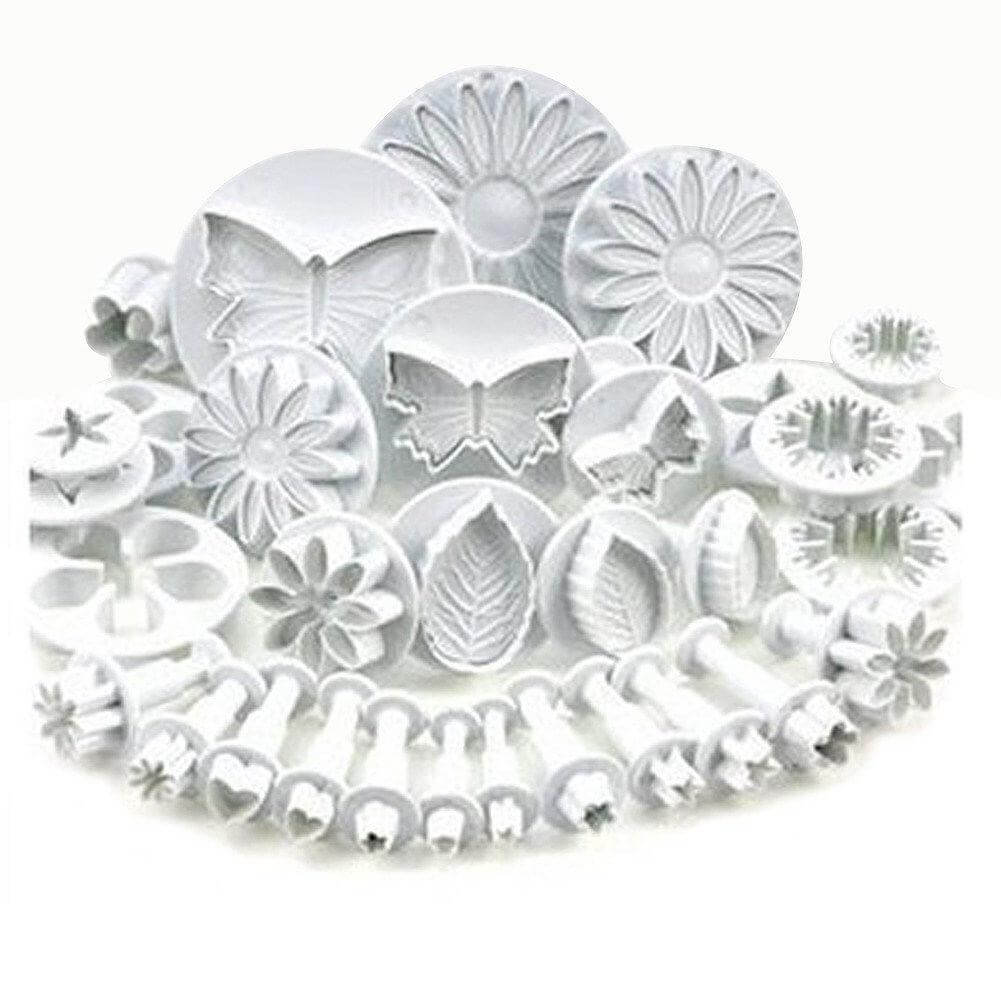 Fondant and Cookie Cutter Set 33 Pieces - Wine Drop Cookery LLC