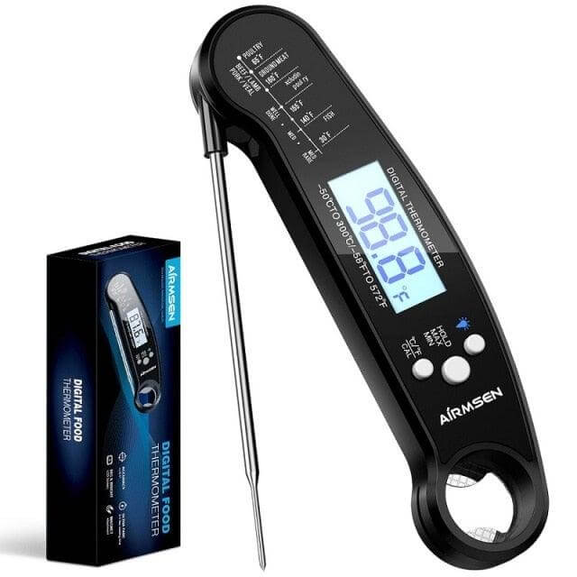 Digital Instant-Read Meat Thermometer Waterproof 9