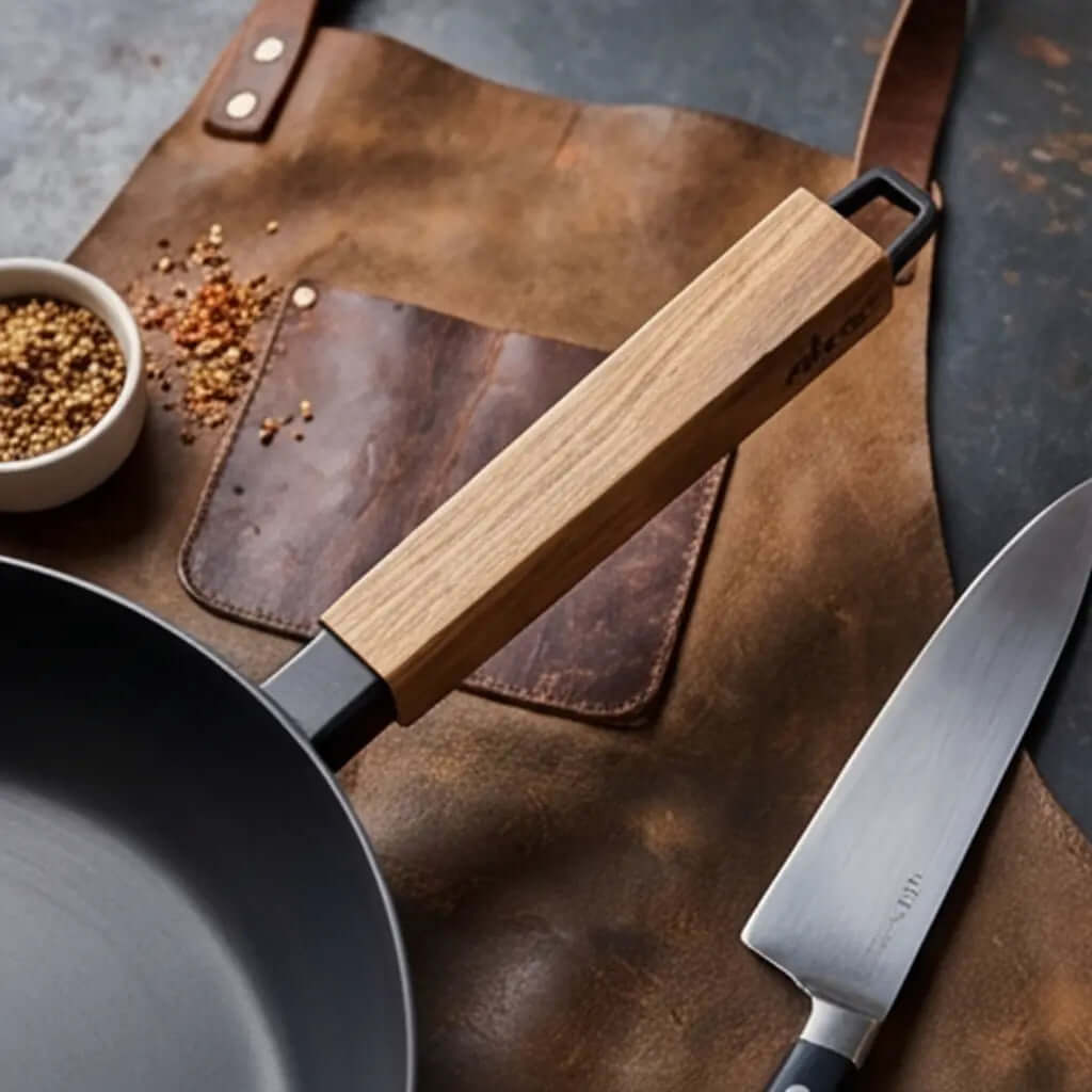 Forest Carbon Steel Frying Pan - Wine Drop Cookery LLC